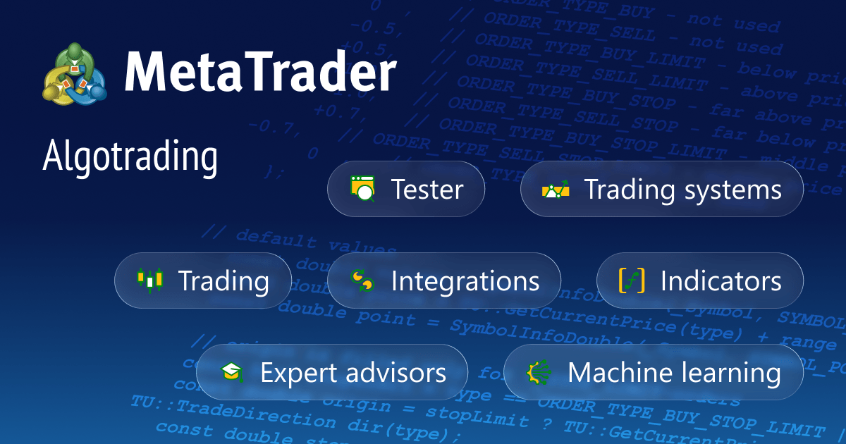 Algorithmic Trading Articles for Examples | MetaTrader