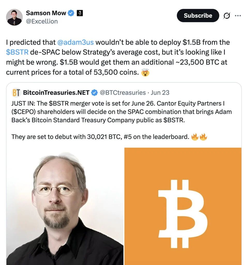 tweet by samson mow