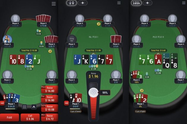 Мобильный интерфейс CoinPoker