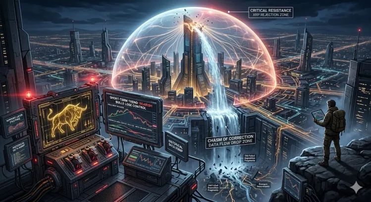 XRP Price Rejection Sparks Drop, Bulls Lose Short-Term Control