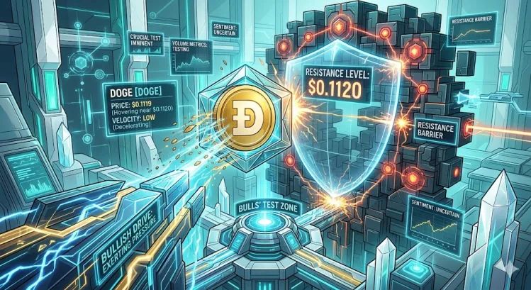 Dogecoin (DOGE) Slows Near $0.1120, Bulls Face Crucial Test