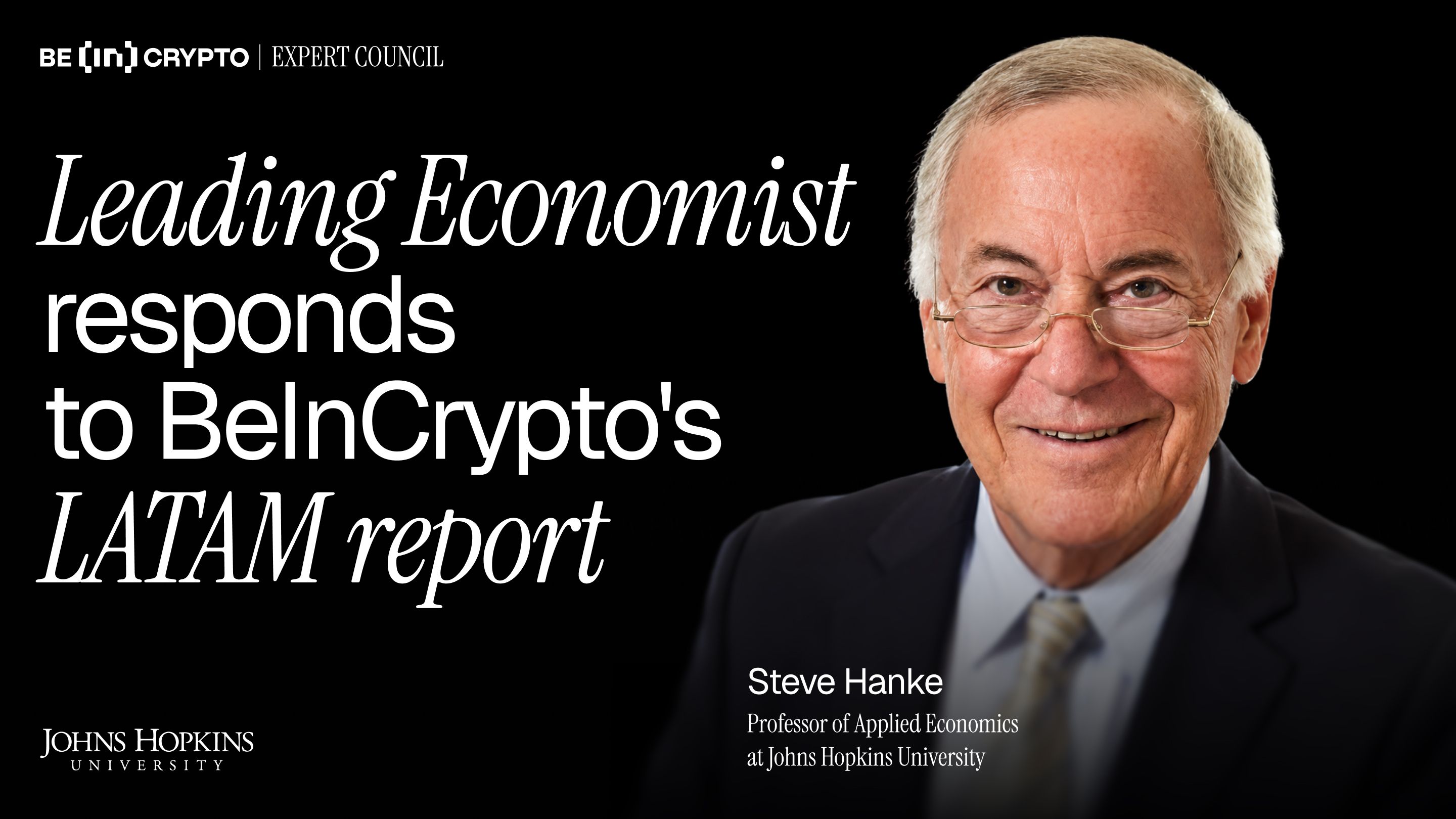 Argentina convirtió $10,000 en ahorros en pesos en $114: Steve Hanke dice que la solución es incompleta