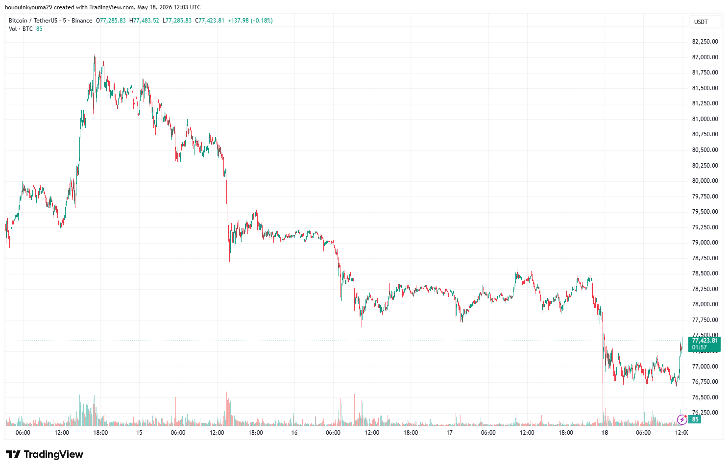 Bitcoin Price Chart