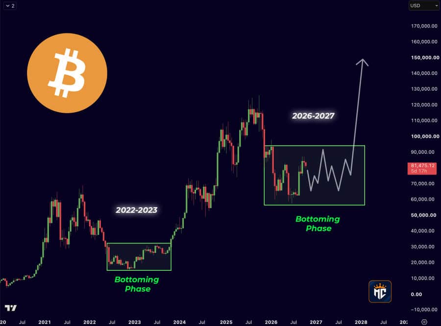 Bitcoin BTC price prediction chart