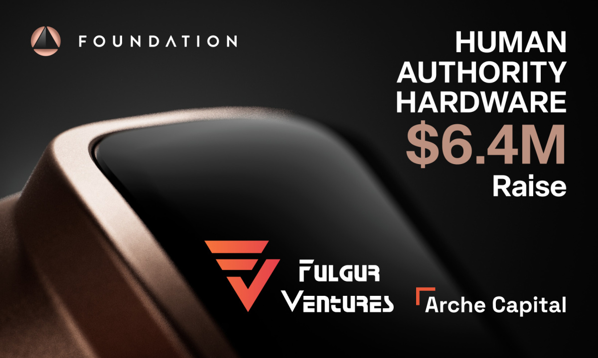 Foundation Announces $6.4M Round and Availability of Passport Prime, the First Human Authority Hardware Device