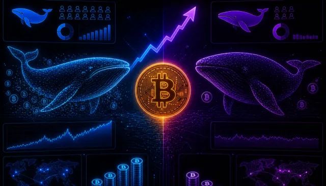 New Whales Added 150K Bitcoin During The Rally, Old Whales Barely Moved – Discover What That Split Means