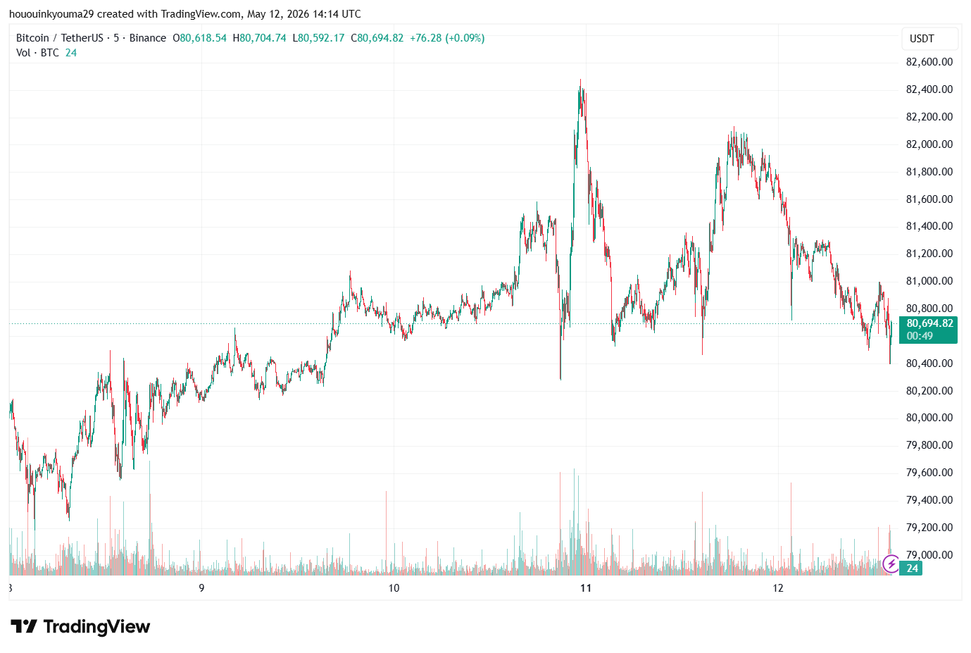 Bitcoin Price Chart