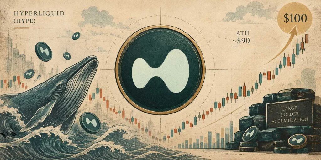 Hyperliquid (HYPE) Price Prediction: New ATH Near $90 and Whale Accumulation Strengthen $100 Breakout Outlook