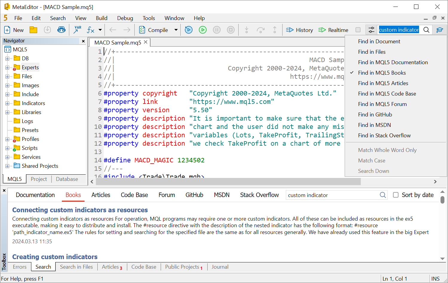 MetaTrader 5 build 4260: General improvements