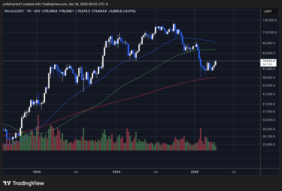 BTC testing critical price level | Source: BTCUSDT chart on TradingView