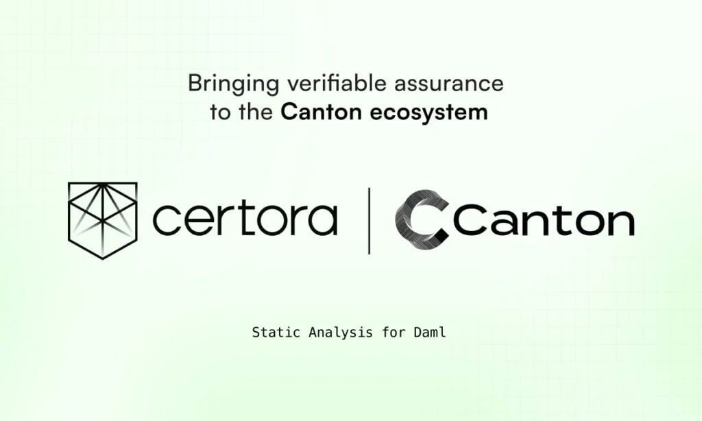 Certora Wins Canton Foundation Grant to Enable Trust in Multi-Party Systems
