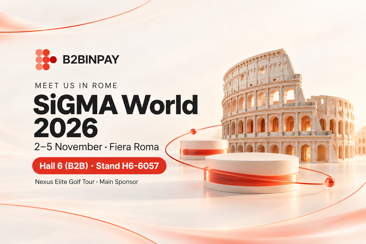B2binpay Brings White Label Solution to Sigma World 2026 and Headline Nexus Elite Golf Tour as Main Sponsor