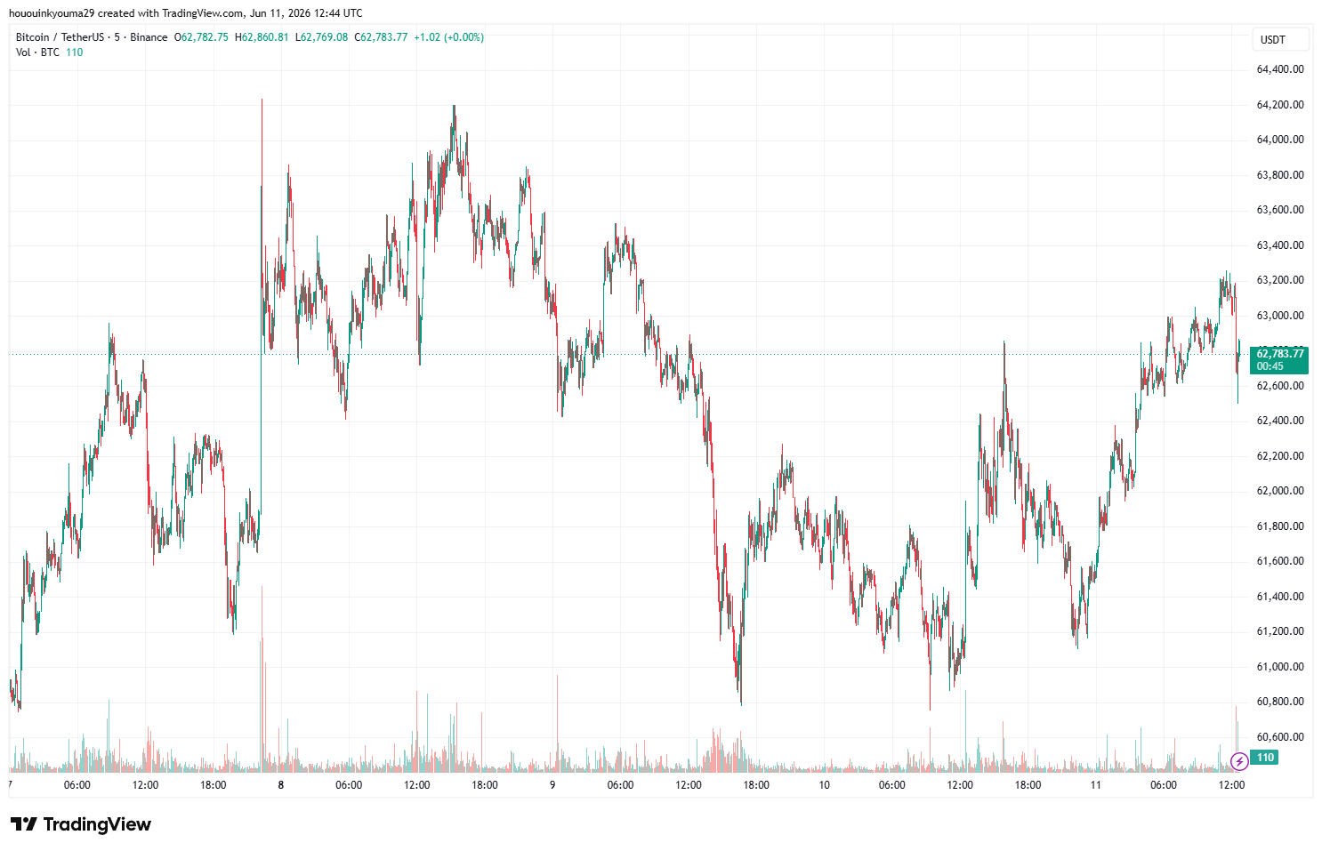 Bitcoin Price Chart