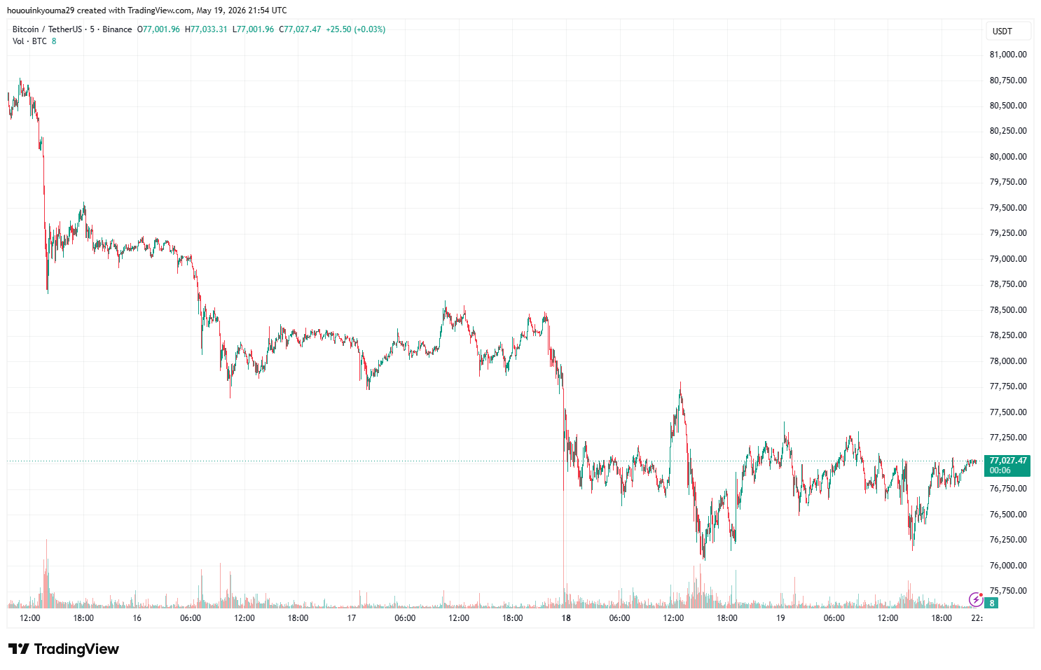 Bitcoin Price Chart