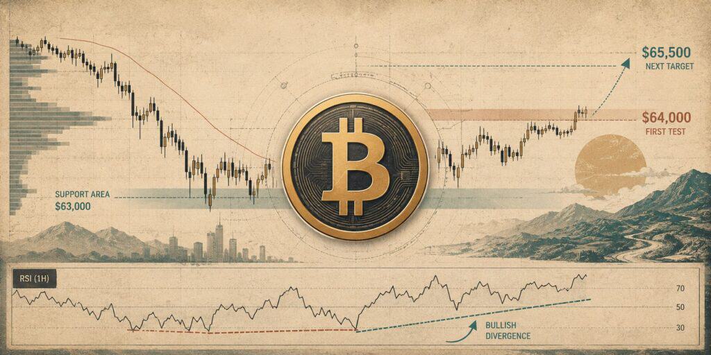 Bitcoin (BTC) Price Prediction: Bullish RSI Divergence Signals Potential Rebound Toward $65.5K