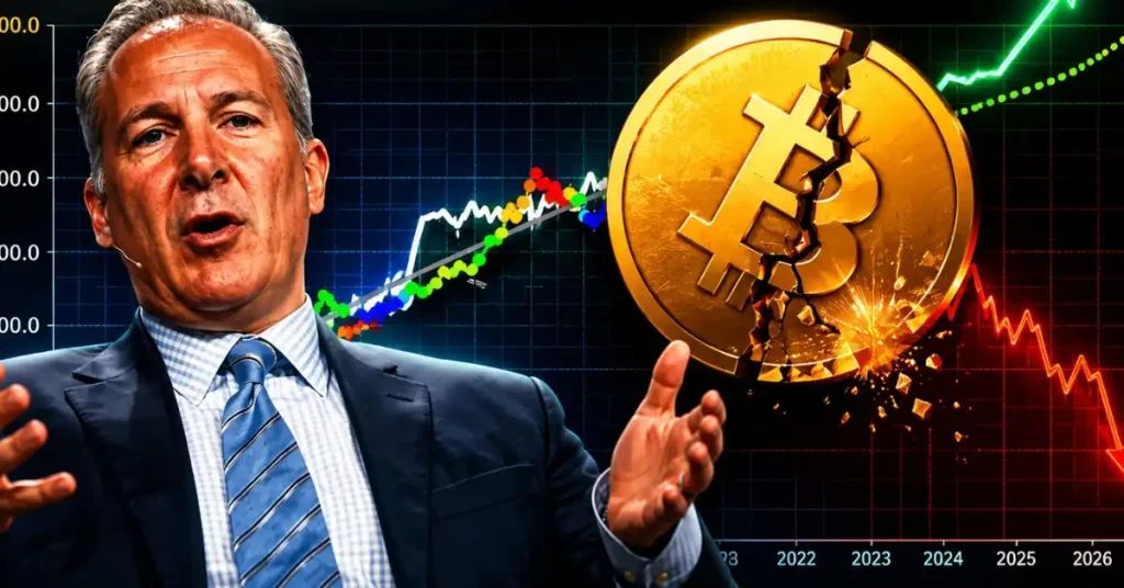 Peter Schiff Predicts USDT Could Overtake Bitcoin