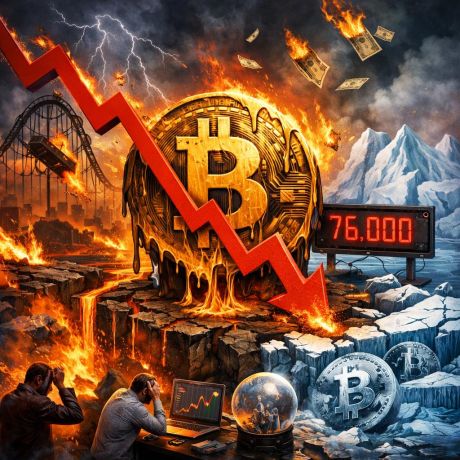 Bitcoin pierde 7%: presión de venta récord, señales bajistas y objetivos de $71,000 y $42,000