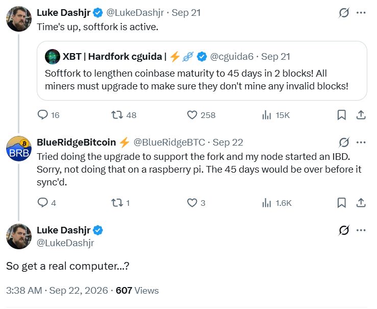 форк биткоина