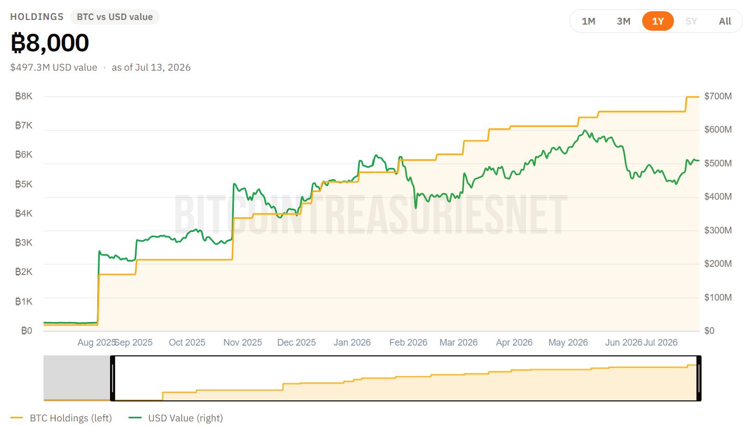 American Bitcoin BTC Holdings. Source: Bitcoin Treasuries