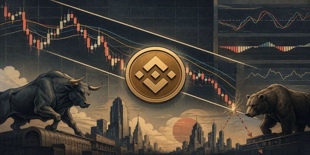 BNB Price Prediction: Can Bulls Defend Channel Support or Will BNB Slide Toward $500?