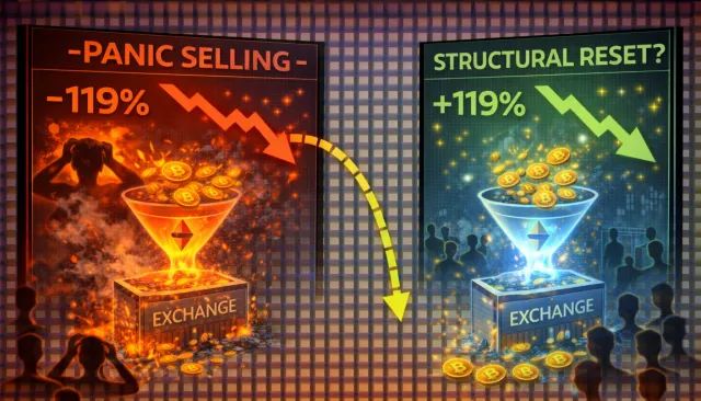 Ethereum Exchange Deposits Hit A Six-Month High: Panic Selling Or Structural Reset?