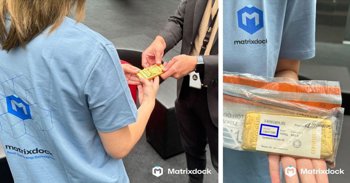 Cómo un holder recibió una barra de oro física por quemar sus monedas de oro tokenizado