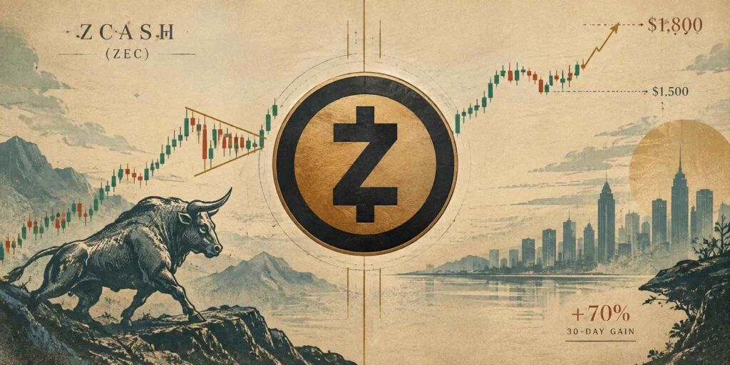 Zcash (ZEC) Price Prediction: Can a Bullish Pennant Breakout Push ZEC Toward $1,800?