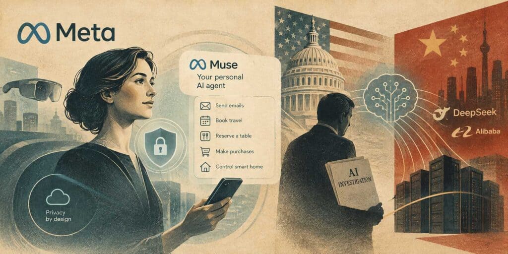 Meta Launches Private AI Agent Muse as US Accuses DeepSeek and Alibaba of Copying US AI Models