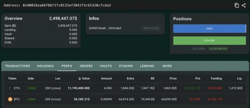 Whale Longs Adding Bullish Momentum