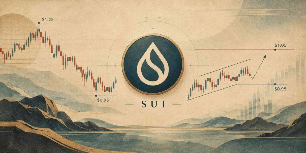 Sui Price Prediction: Bullish Fractal Emerges Near $0.99—Is SUI Near a Bottom After Falling From $1.25 to $0.95?