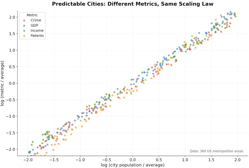 Is Bitcoin predictable jst like cities?