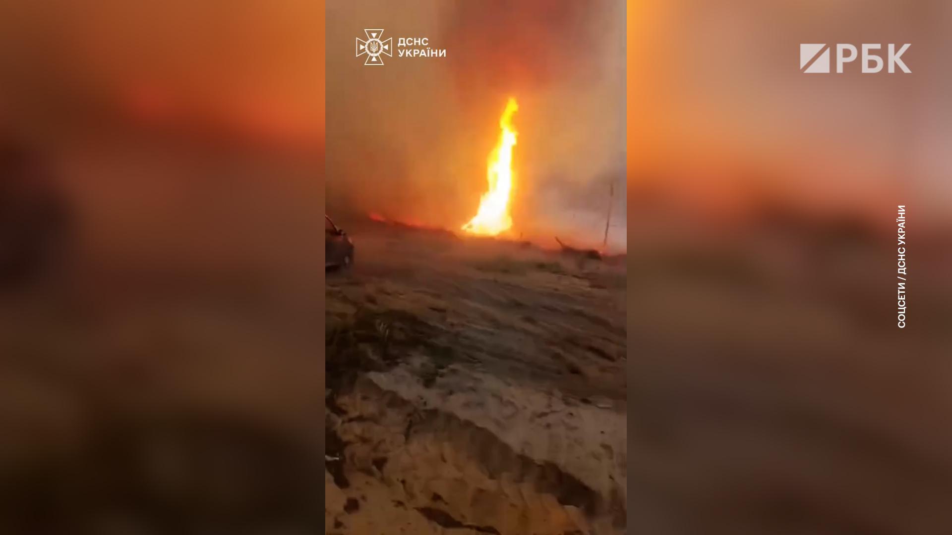 В Чернобыльской зоне отчуждения вспыхнул пожар