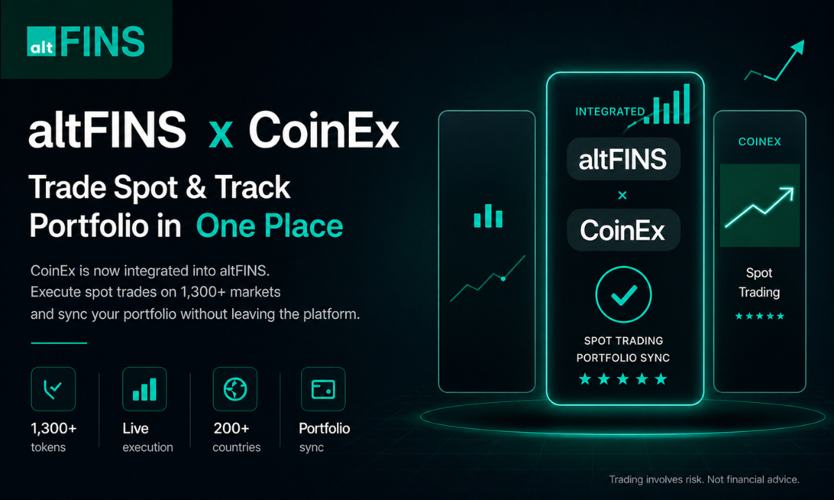 altFINS Partners with CoinEx to Connect Analytics with Trade Execution