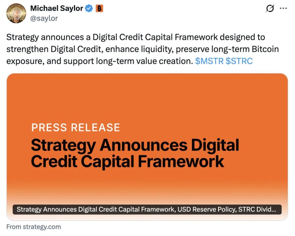 For five years, the entire point of Strategy was that it would never sell a single bitcoin. On Monday, the company gave itself formal permission to do exactly that.