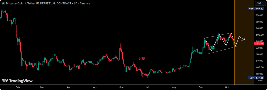 BNB price forecast analysis chart