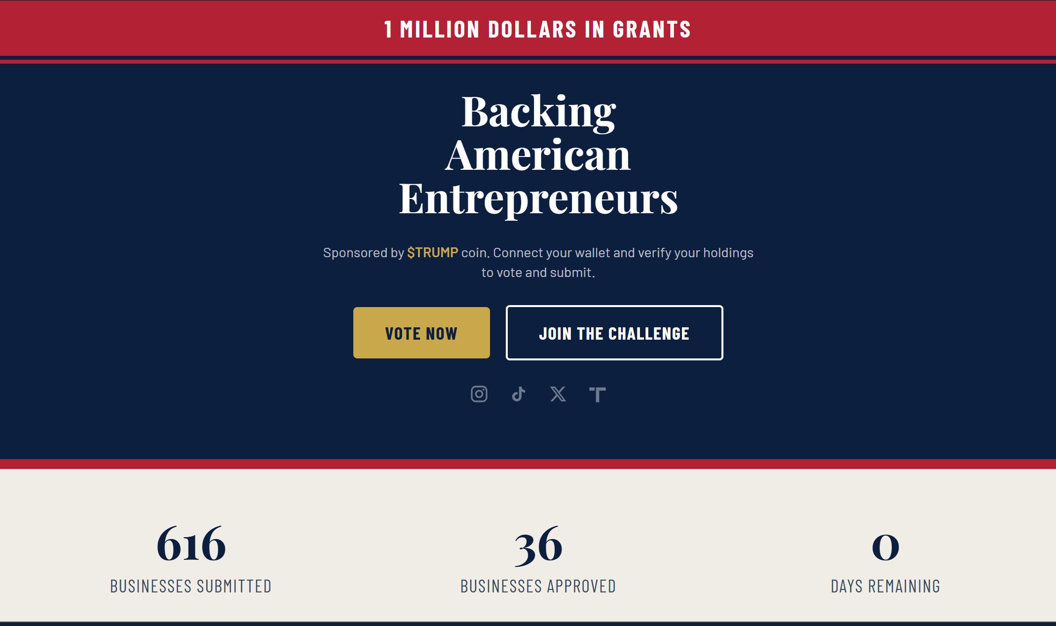 America First Business Challenge