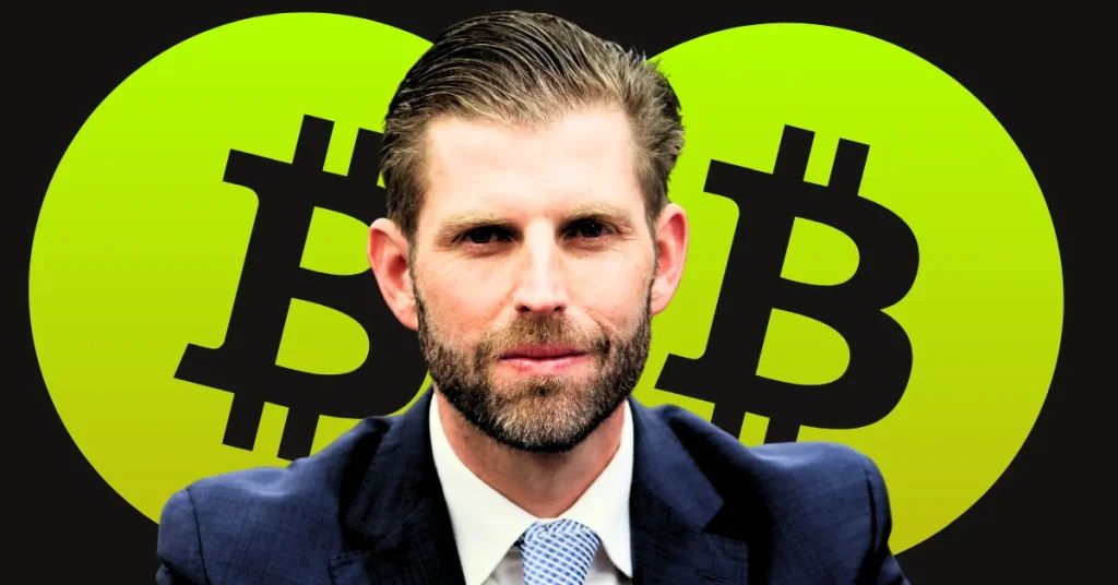US Will Not Sell Its 300,000 BTC Says Eric Trump as Sovereign Accumulation Story Takes Shape