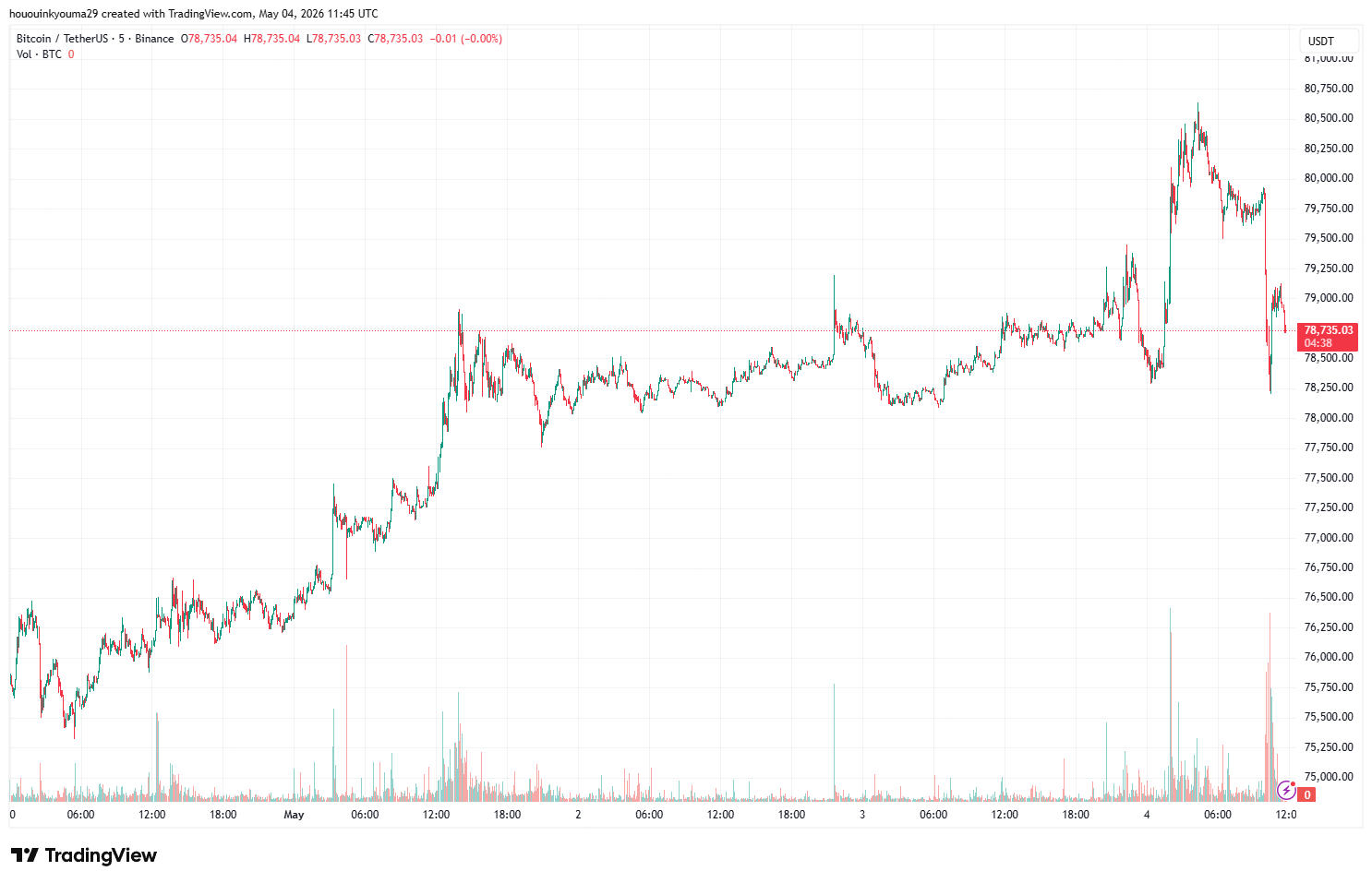 Bitcoin Price Chart