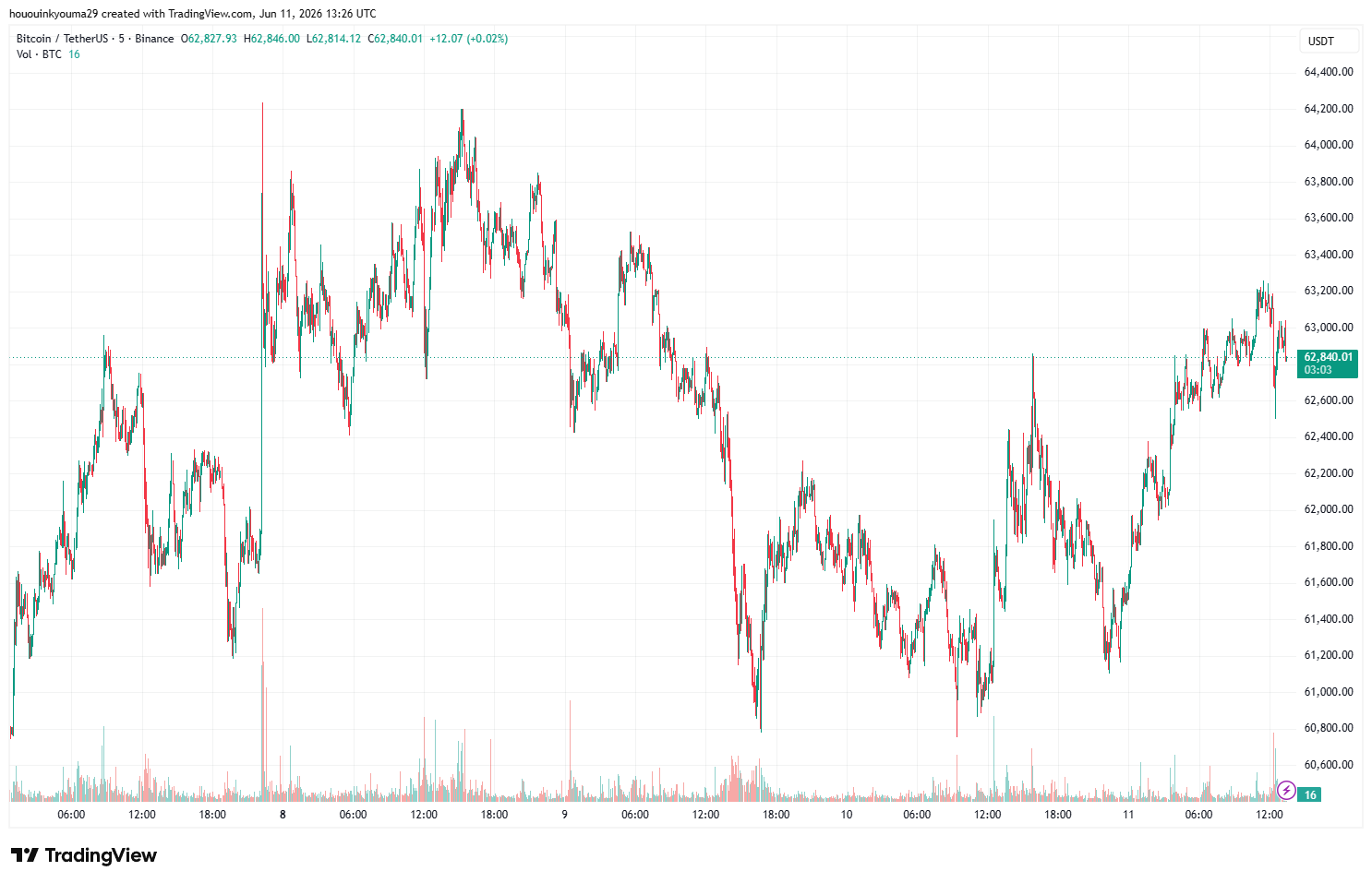 Bitcoin Price Chart