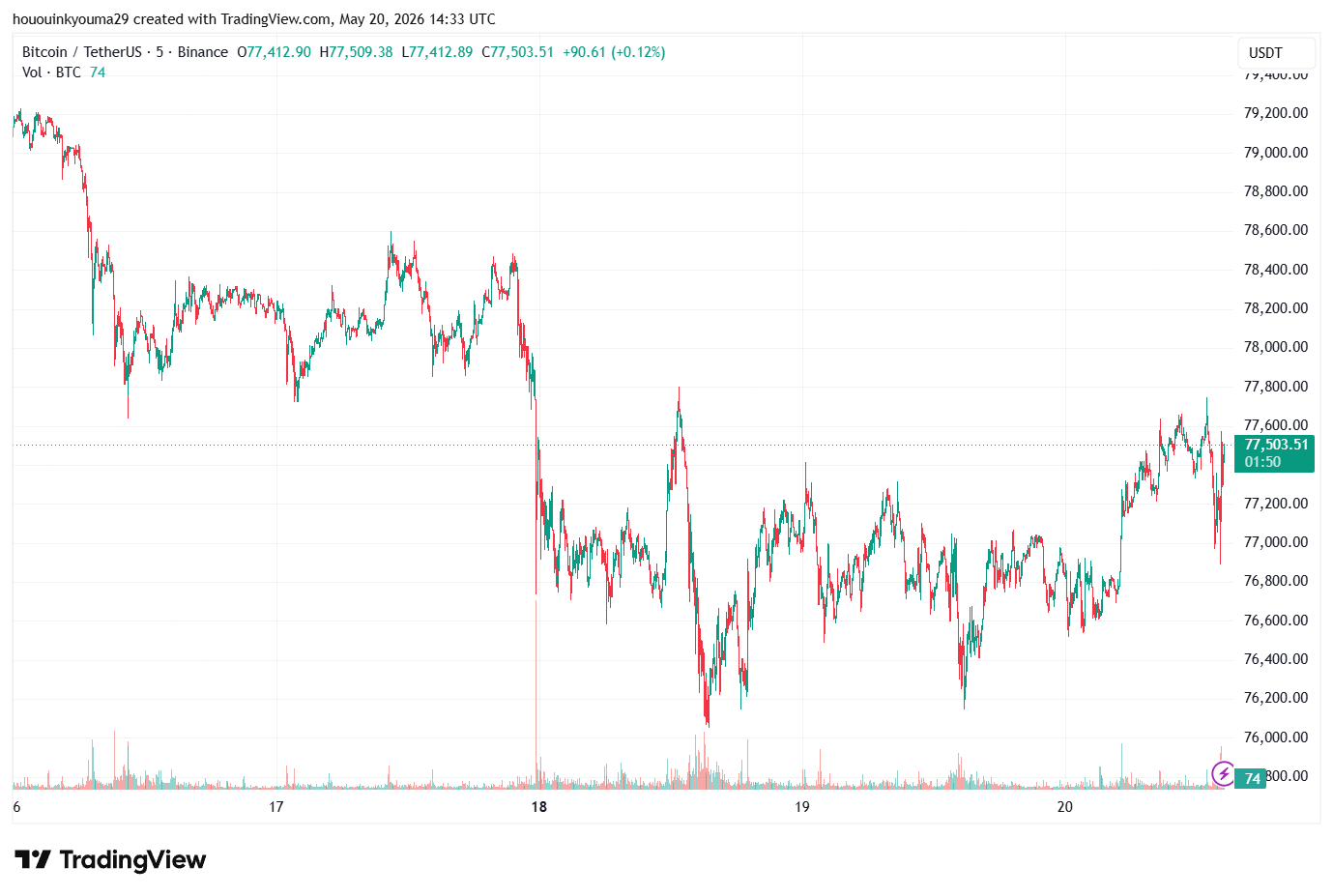 Bitcoin Price Chart