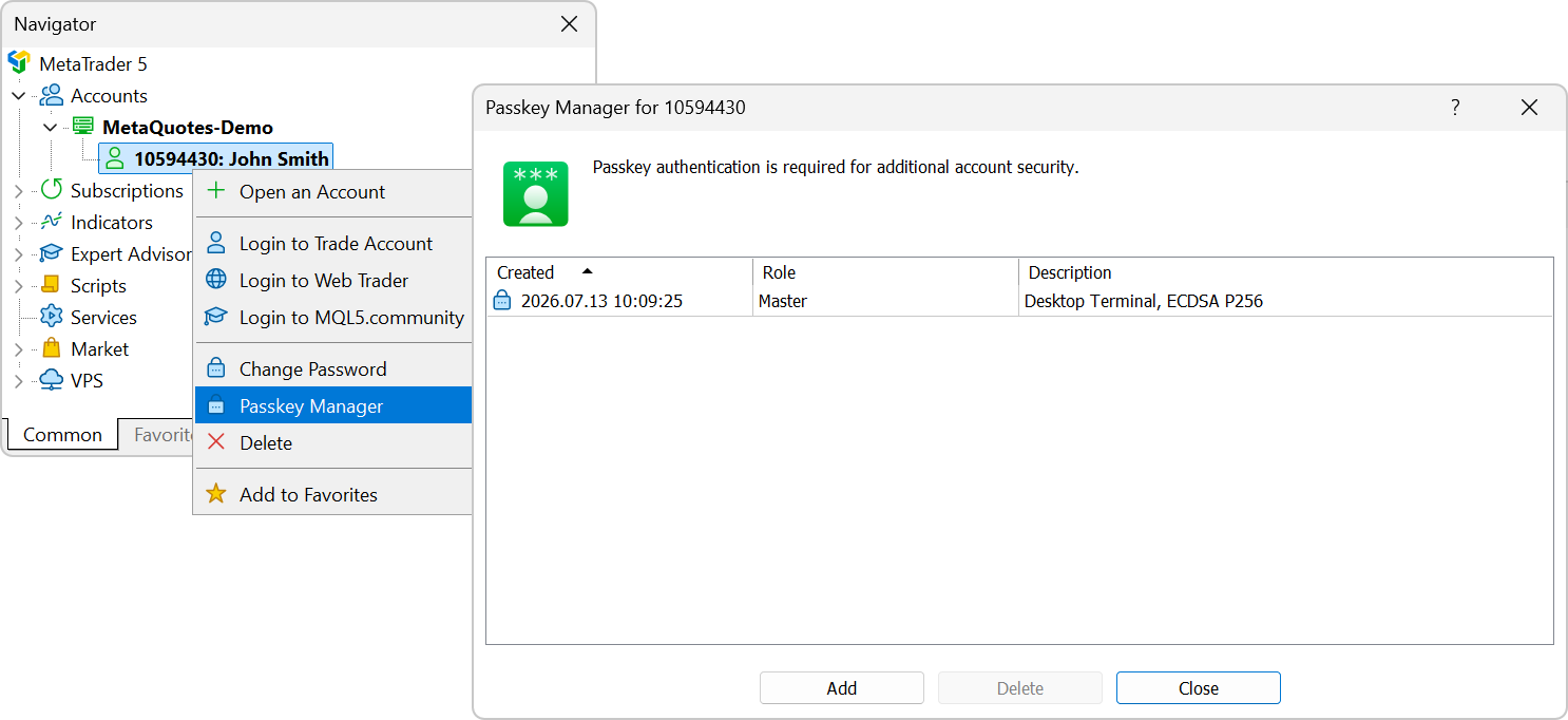 Passkey Manager