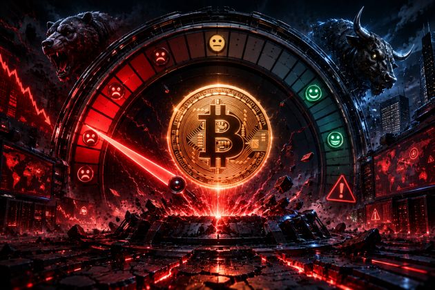 Bitcoin Sentiment Back To Extreme Fear As Price Slips Under $76,000