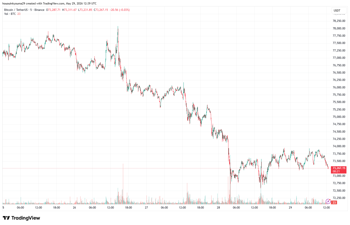 Bitcoin Price Chart