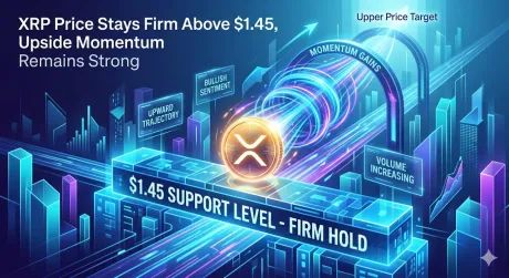 XRP busca consolidarse sobre $1.4450 y potencial repunte a $1.48