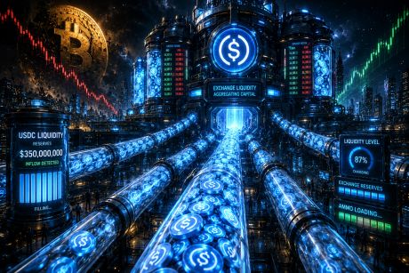 USDC registra una entrada récord de $350 M después del retroceso de Bitcoin: ¿Se avecina una compra de oportunidad?