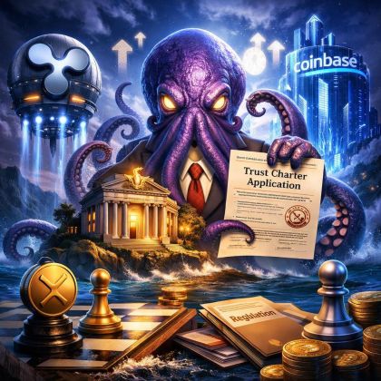 Kraken’s Parent Files For OCC National Trust Charter—Hinting At A Ripple, Coinbase Play