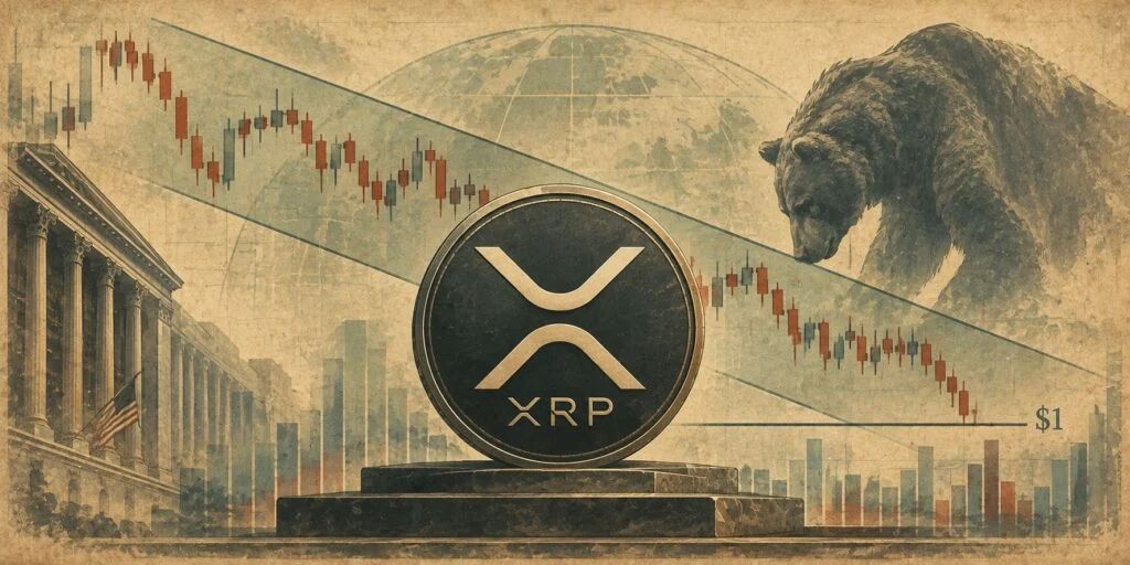 XRP Price Prediction: Descending Channel Keeps XRP Under Pressure Near Critical $1 Support