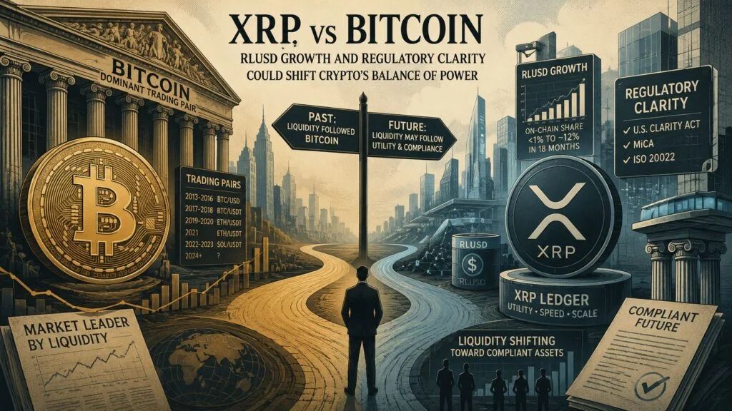 XRP vs Bitcoin: Investor Says RLUSD Growth and Regulatory Clarity Could Shift Crypto’s Balance of Power