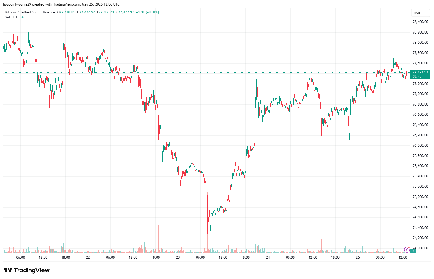 Bitcoin Price Chart