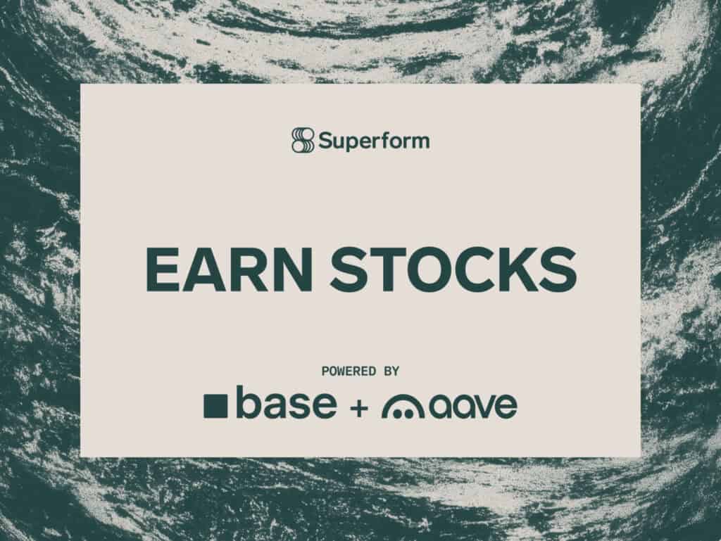 Superform Activates Earn Strategies for Tokenized Stocks on Base, Powered by Aave
